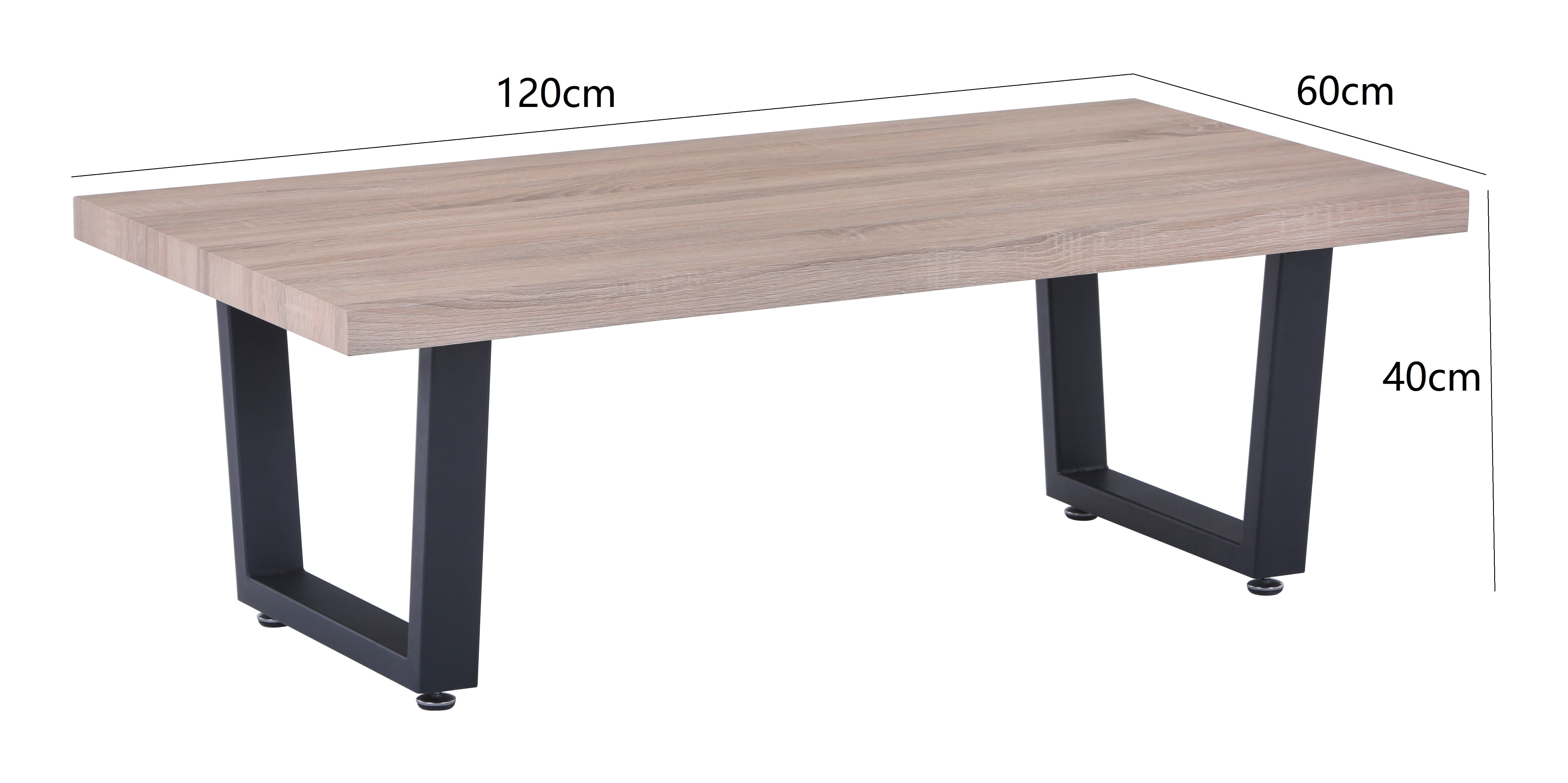 Artistiq Salontafel 'Jozy' Eikenlook, 120 x 60cm