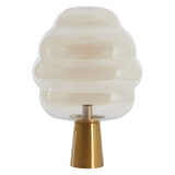 Light & Living Tafellamp 'Misty' 45cm, kleur Amber/Goud