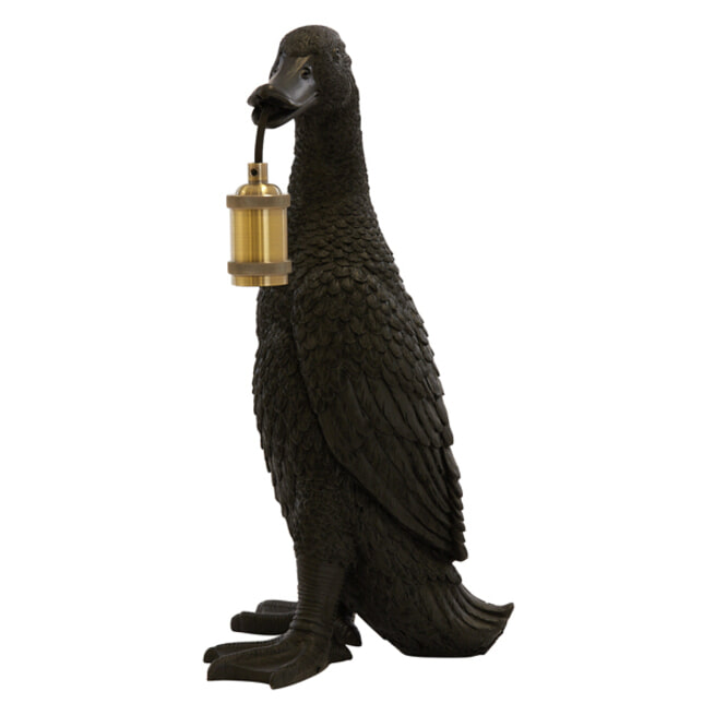 Light & Living Tafellamp 'Duck' 48cm, kleur Zwart