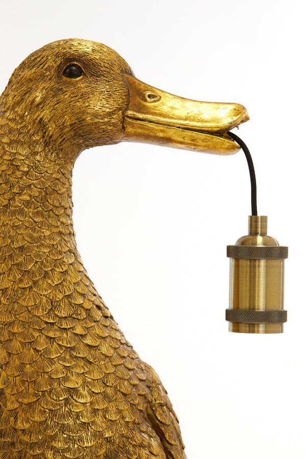 Light & Living Tafellamp 'Duck' 48cm, kleur Antiek Brons