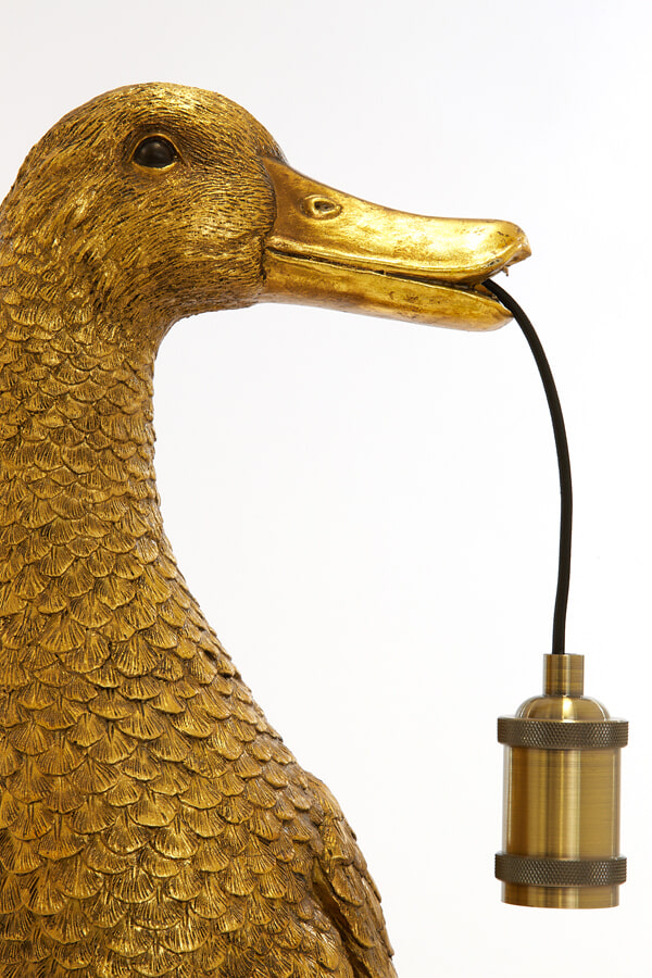 Light & Living Tafellamp 'Duck' 48cm, kleur Antiek Brons