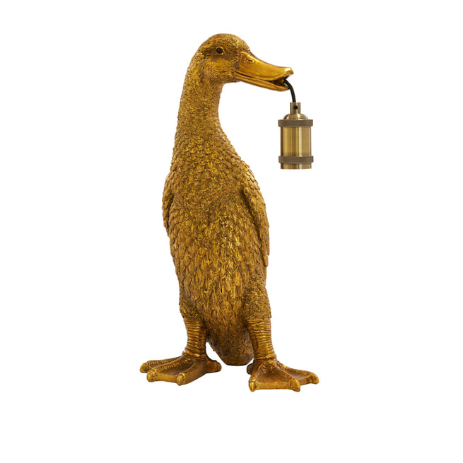 Light & Living Tafellamp 'Duck' 48cm, kleur Antiek Brons