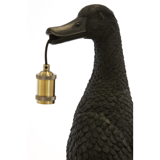 Light & Living Tafellamp 'Duck' kleur Zwart