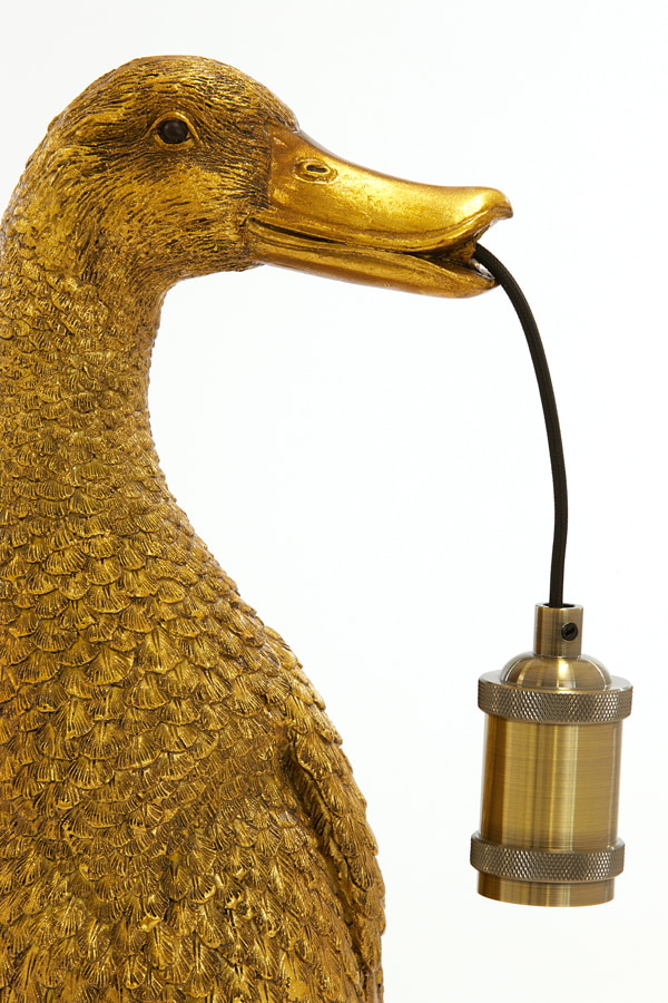 Light & Living Tafellamp 'Duck' kleur Antiek Brons