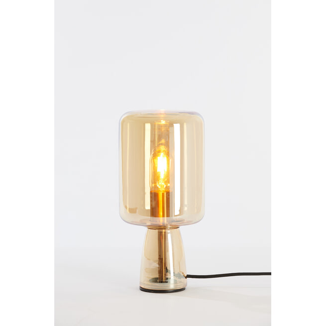Light & Living Tafellamp 'Lotta' Glas, kleur Amber