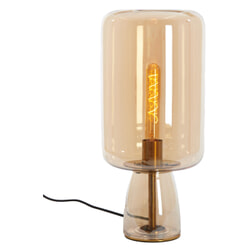 Light & Living Tafellamp 'Lotta' 45cm hoog, kleur Amber/Goud