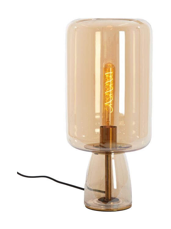 Light & Living Tafellamp Lotta 45cm hoog - Amber/Goud