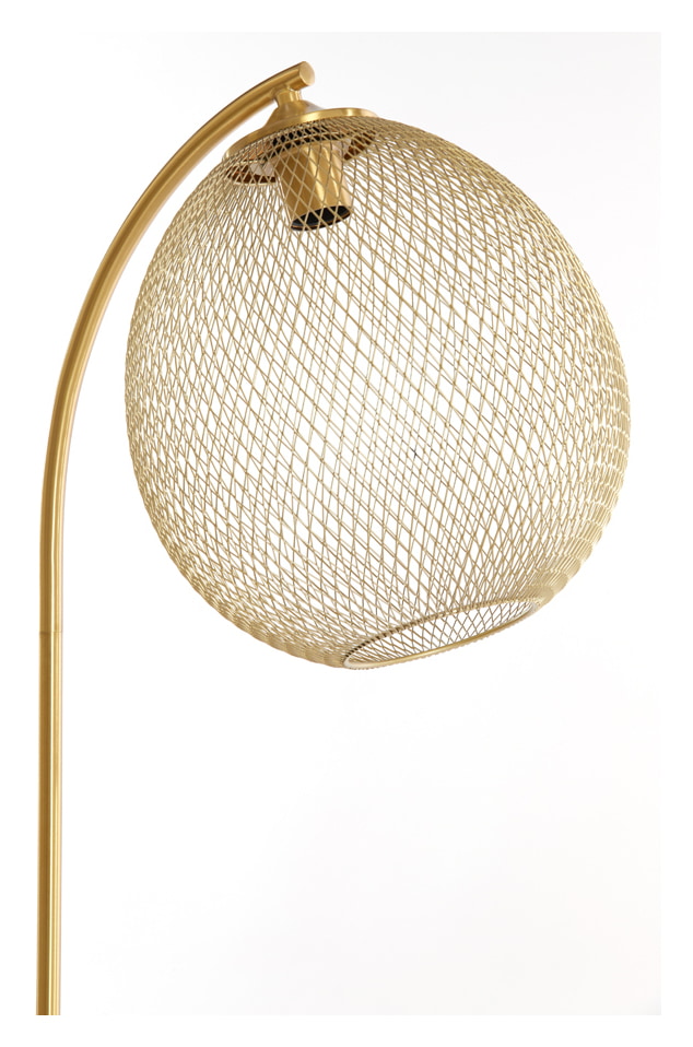 Light & Living Vloerlamp 'Moroc' 160cm hoog, kleur Goud