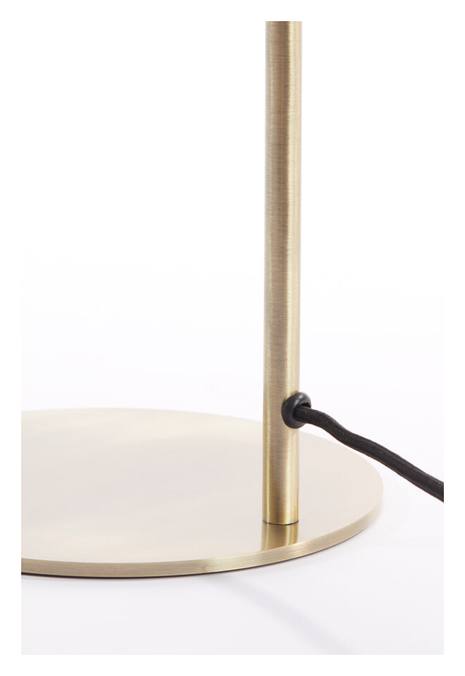 Light & Living Tafellamp 'Solna' 50cm hoog, kleur Smoke/Antiek Brons