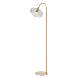 Light & Living Vloerlamp 'Solna' 160cm hoog, kleur Smoke/Antiek Brons