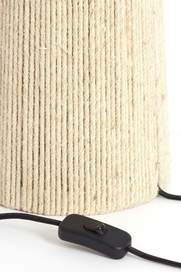 Light & Living Tafellamp 'Pitino' Jute, 51cm, kleur Crème
