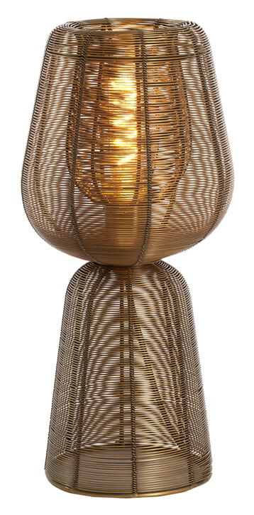 Light & Living Tafellamp 'Aboso' 42cm, kleur Antiek Brons