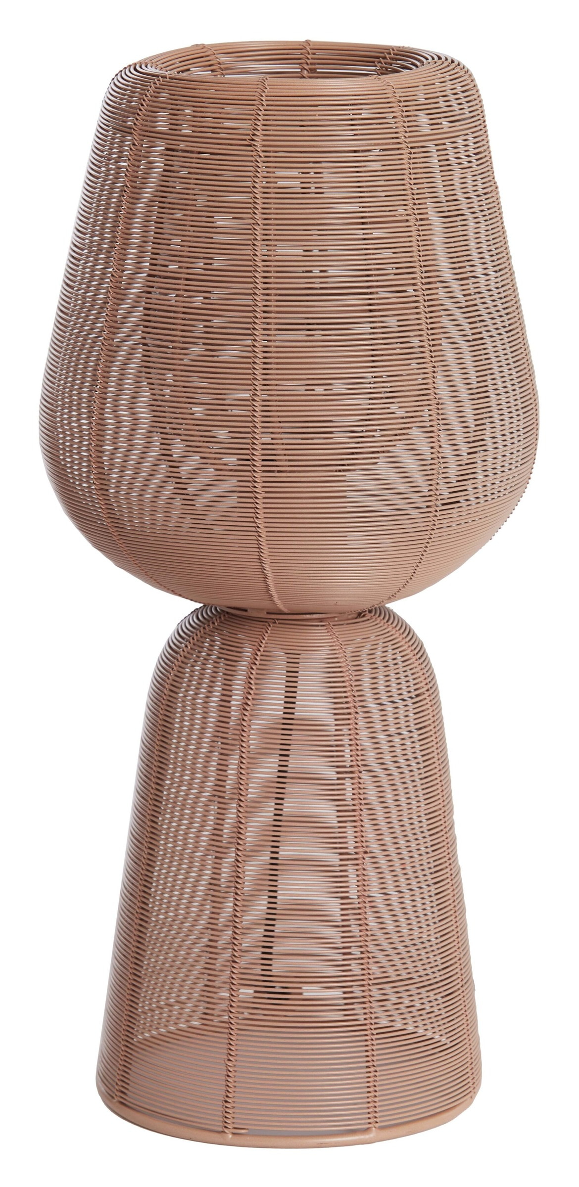 Light & Living Tafellamp 'Aboso' 42cm, kleur Terra