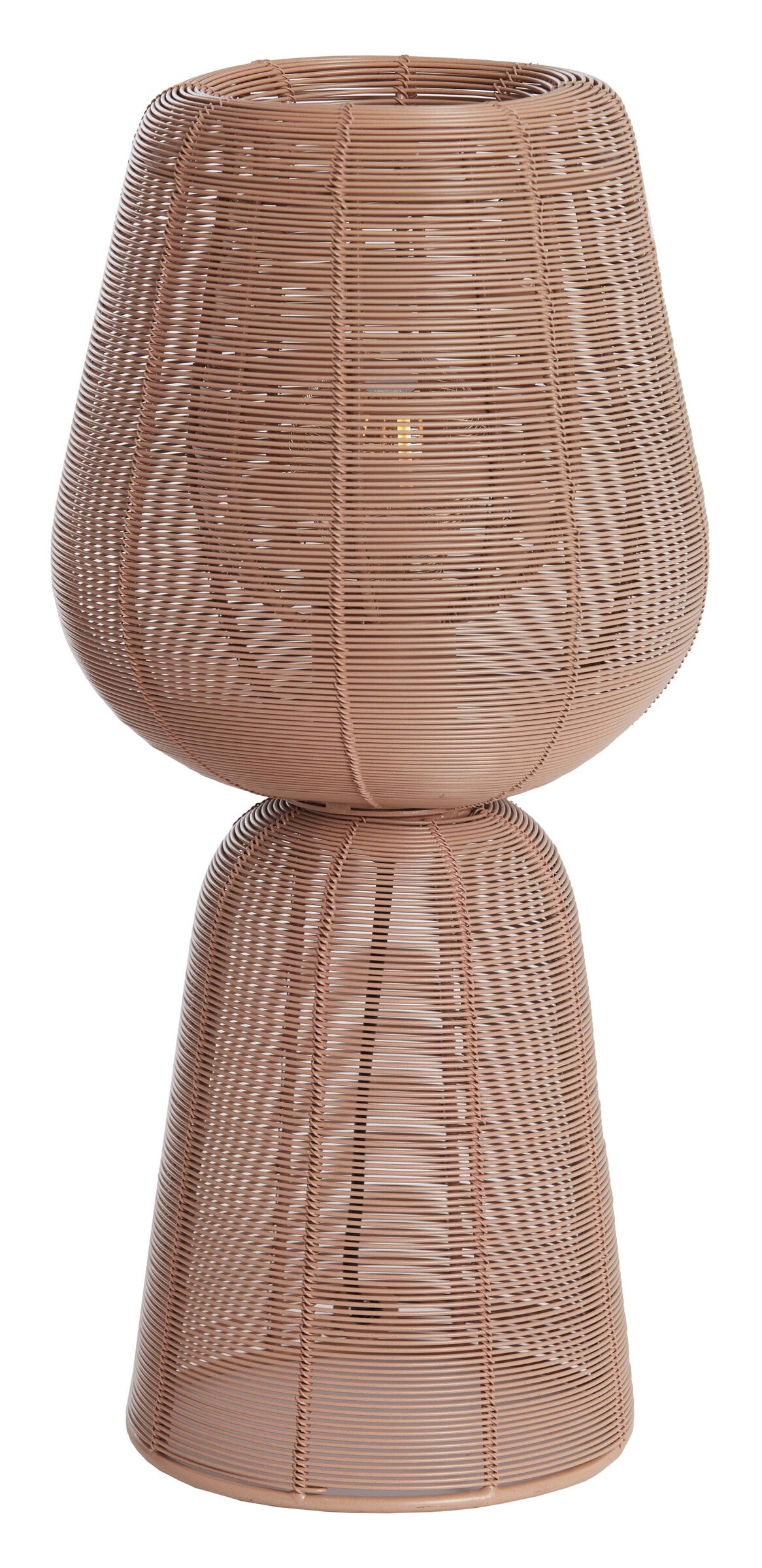Light & Living Tafellamp 'Aboso' 42cm, kleur Terra