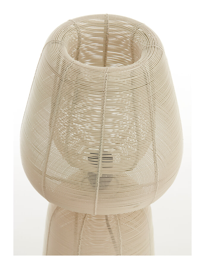 Light & Living Tafellamp 'Aboso' 54cm, kleur Crème