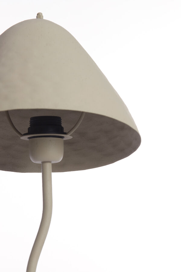Light & Living Tafellamp 'Elimo' 67cm, kleur Mat Lichtgrijs