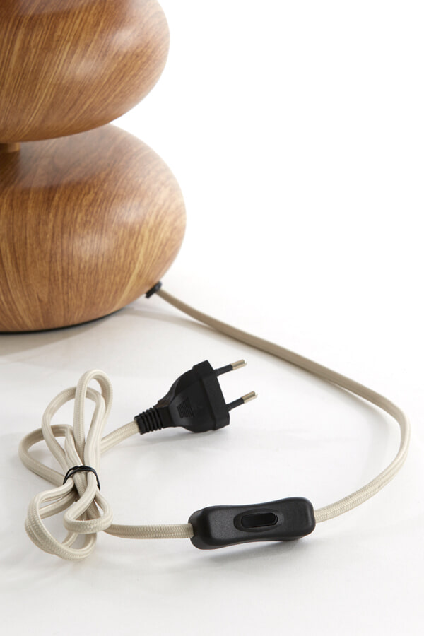 Light & Living Tafellamp 'Danialo' 50cm, kleur Naturel
