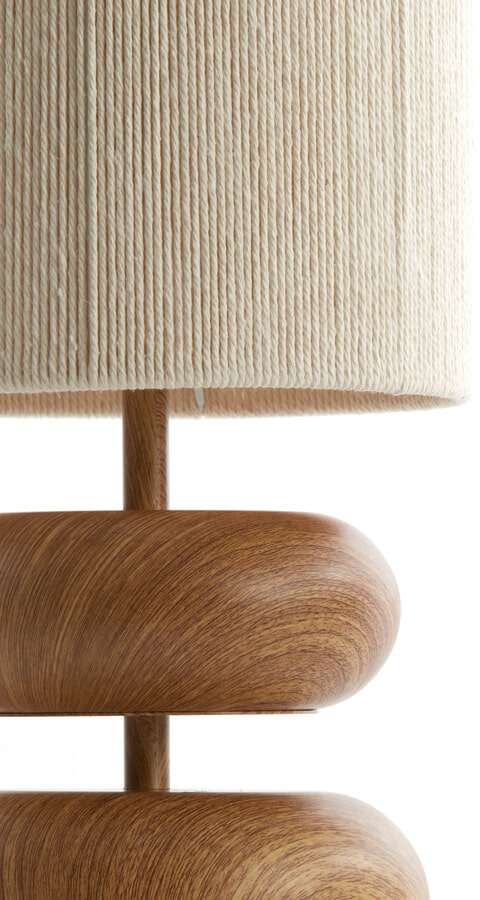 Light & Living Tafellamp 'Danialo' 50cm, kleur Naturel
