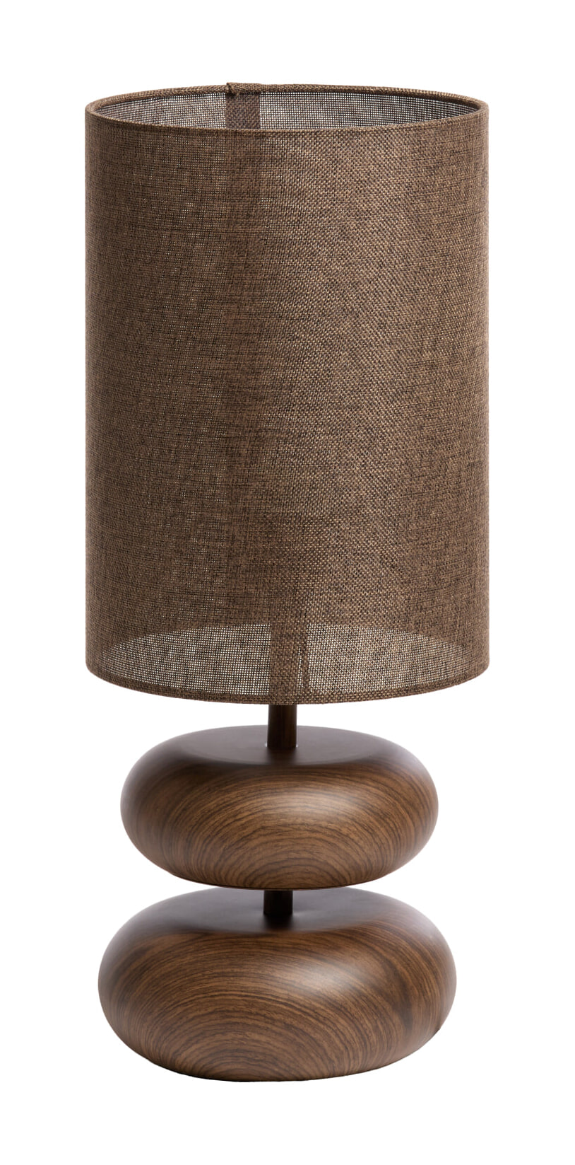 Light & Living Tafellamp 'Danialo' 50cm (incl. kap), kleur Donkerbruin