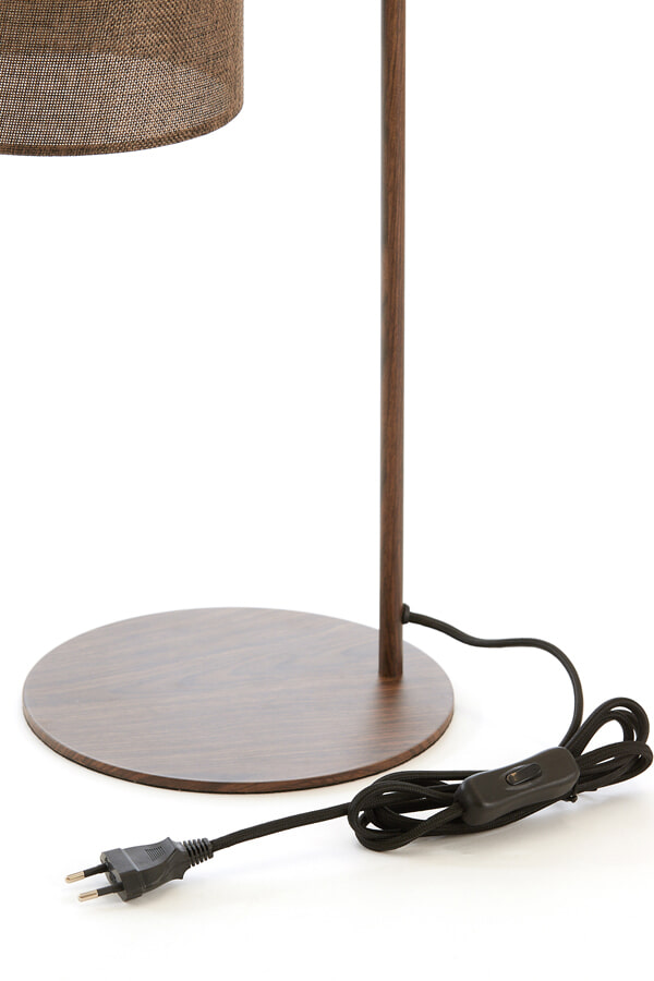 Light & Living Tafellamp 'Donio' 60cm, kleur Bruin
