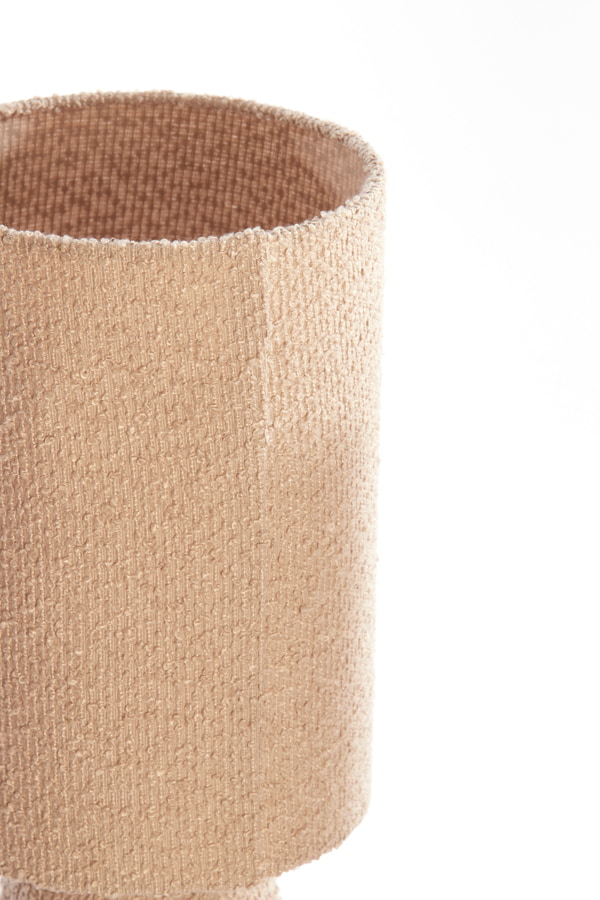 Light & Living Tafellamp 'Mikkel' Bouclé, kleur Zand