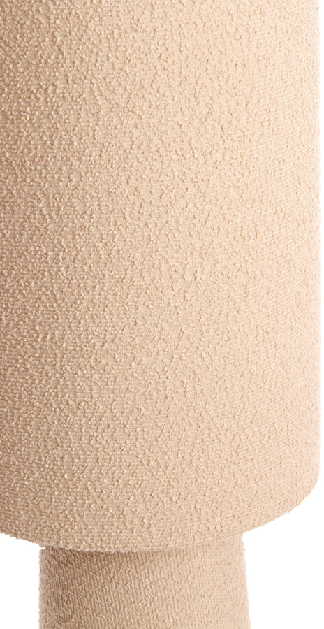 Light & Living Vloerlamp 'Mikkel' Bouclé, 165cm, kleur Zand