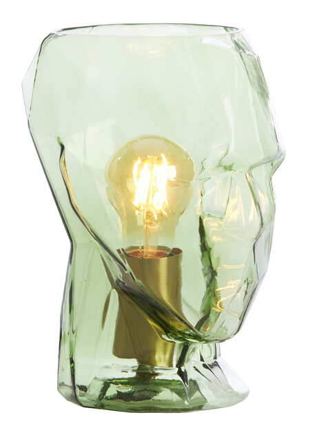 Light & Living Tafellamp Head Ø19cm - Groen