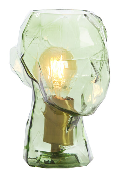 Light & Living Tafellamp Head Ø20cm - Groen