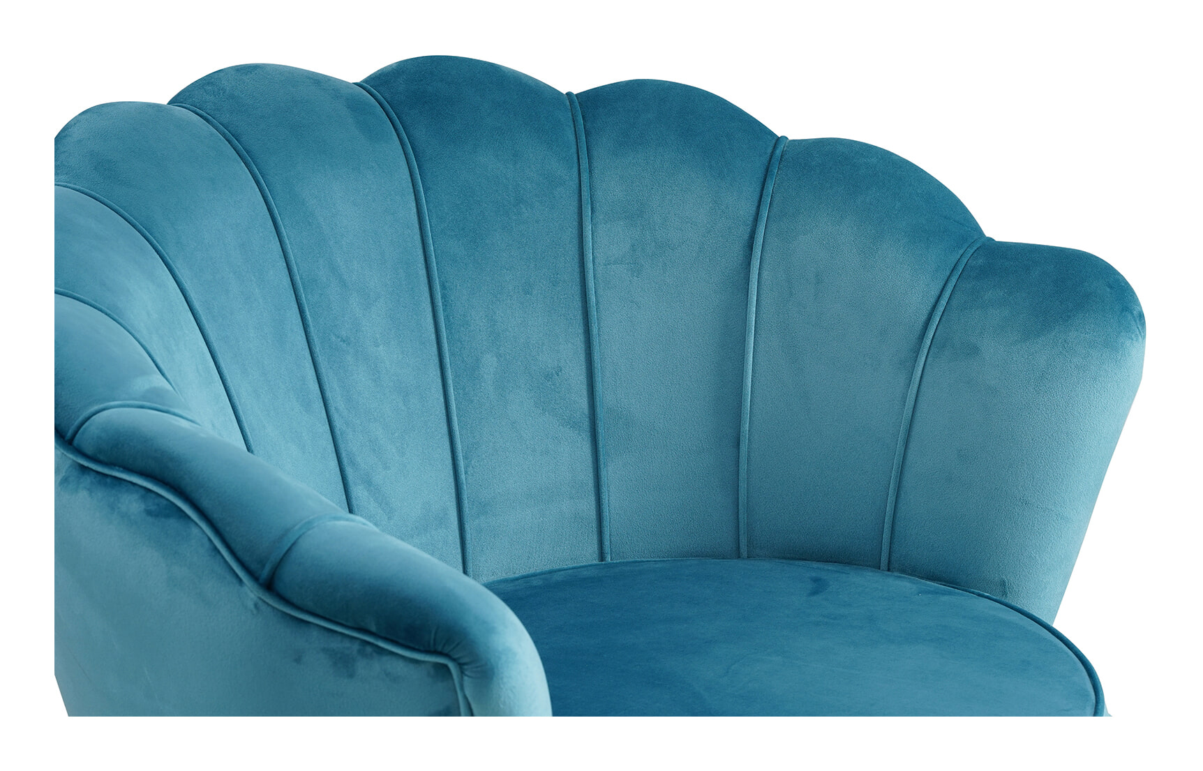 Artistiq Fauteuil 'Lizzy', Velvet, kleur Blauw