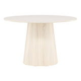Nohr Ronde Eettafel 'Mikeisha' 120cm, kleur Whitewash