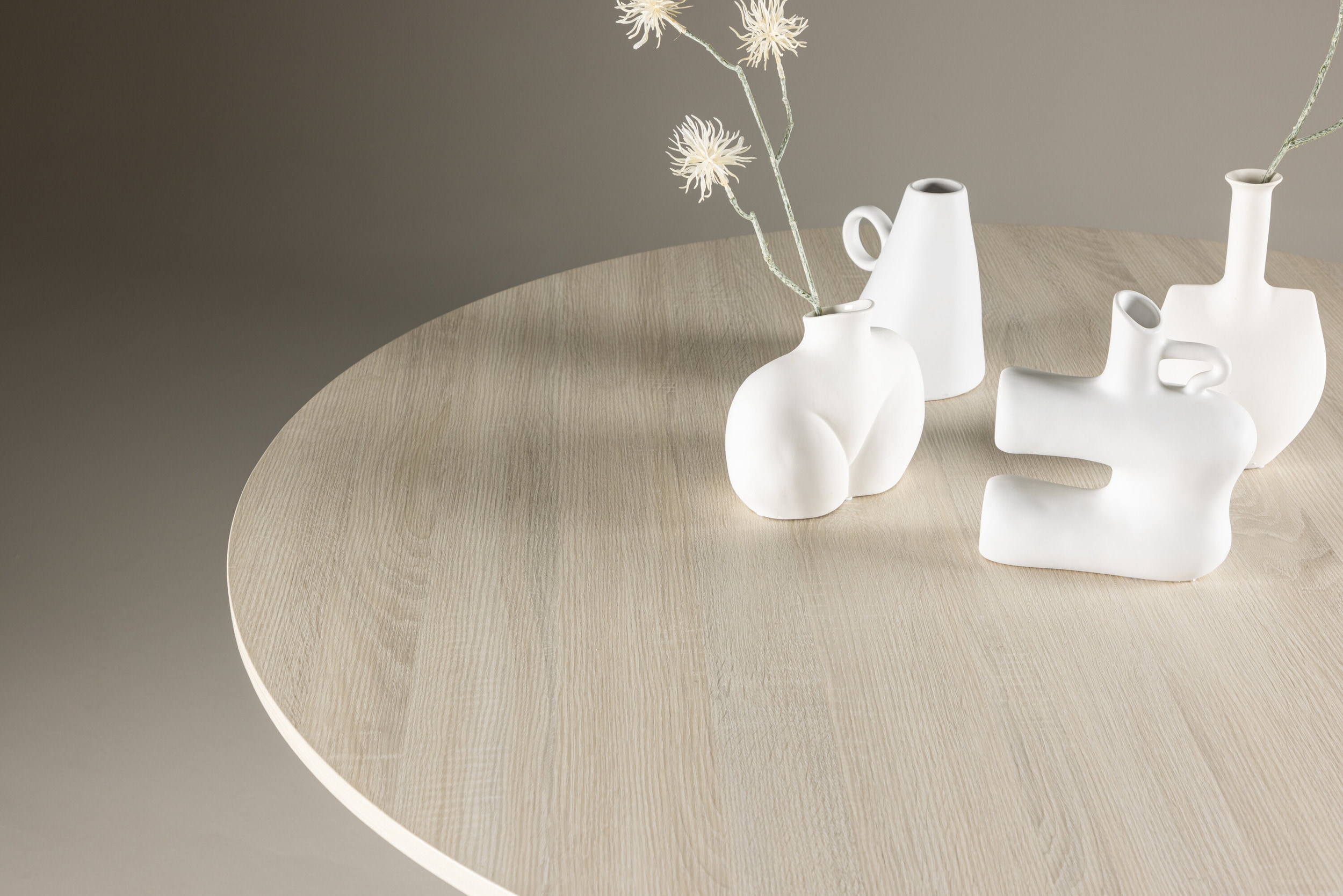 Nohr Ronde Eettafel 'Mikeisha' 120cm, kleur Whitewash