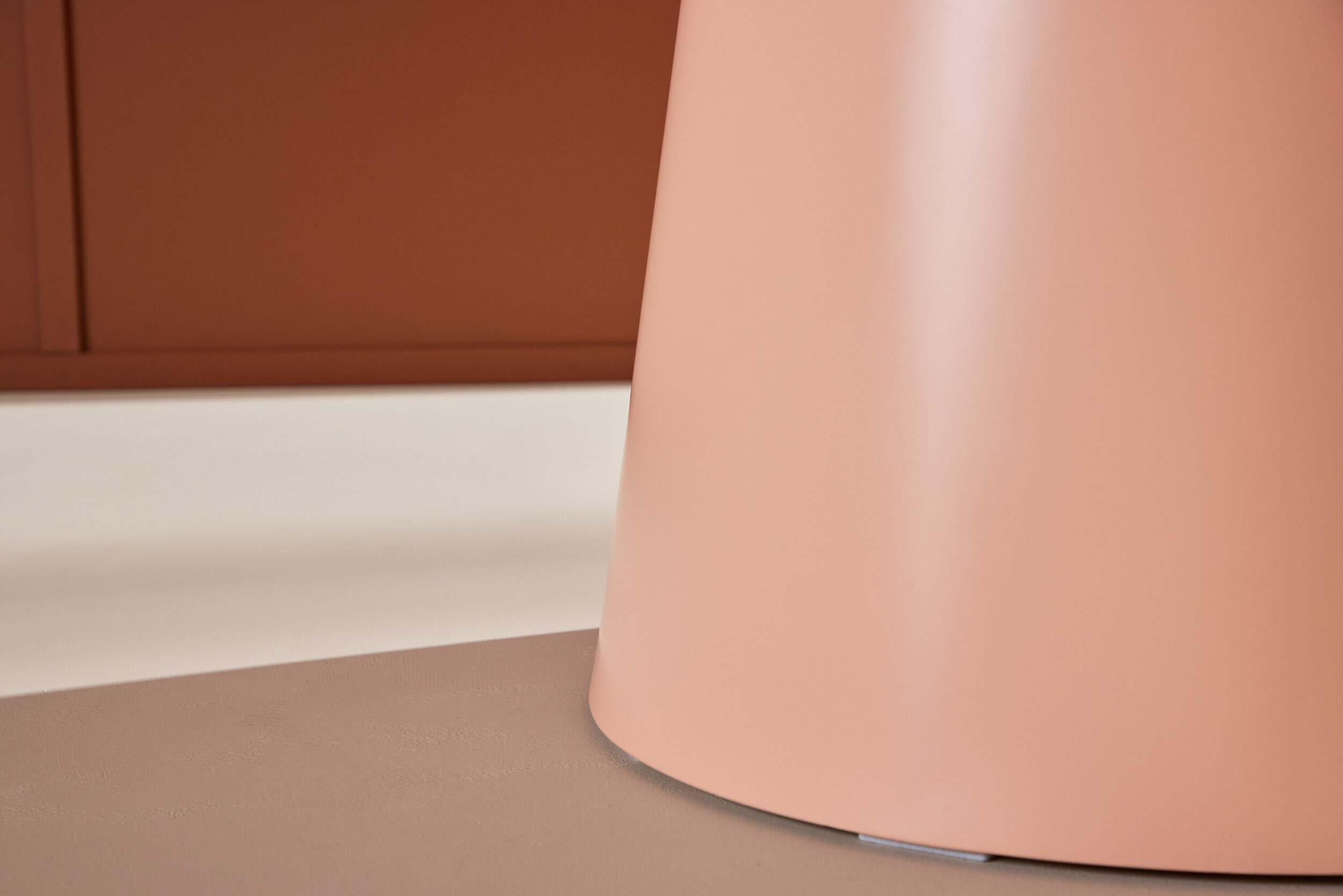Nohr Ronde Eettafel 'Mikeisha' MDF, 120cm, kleur Peach