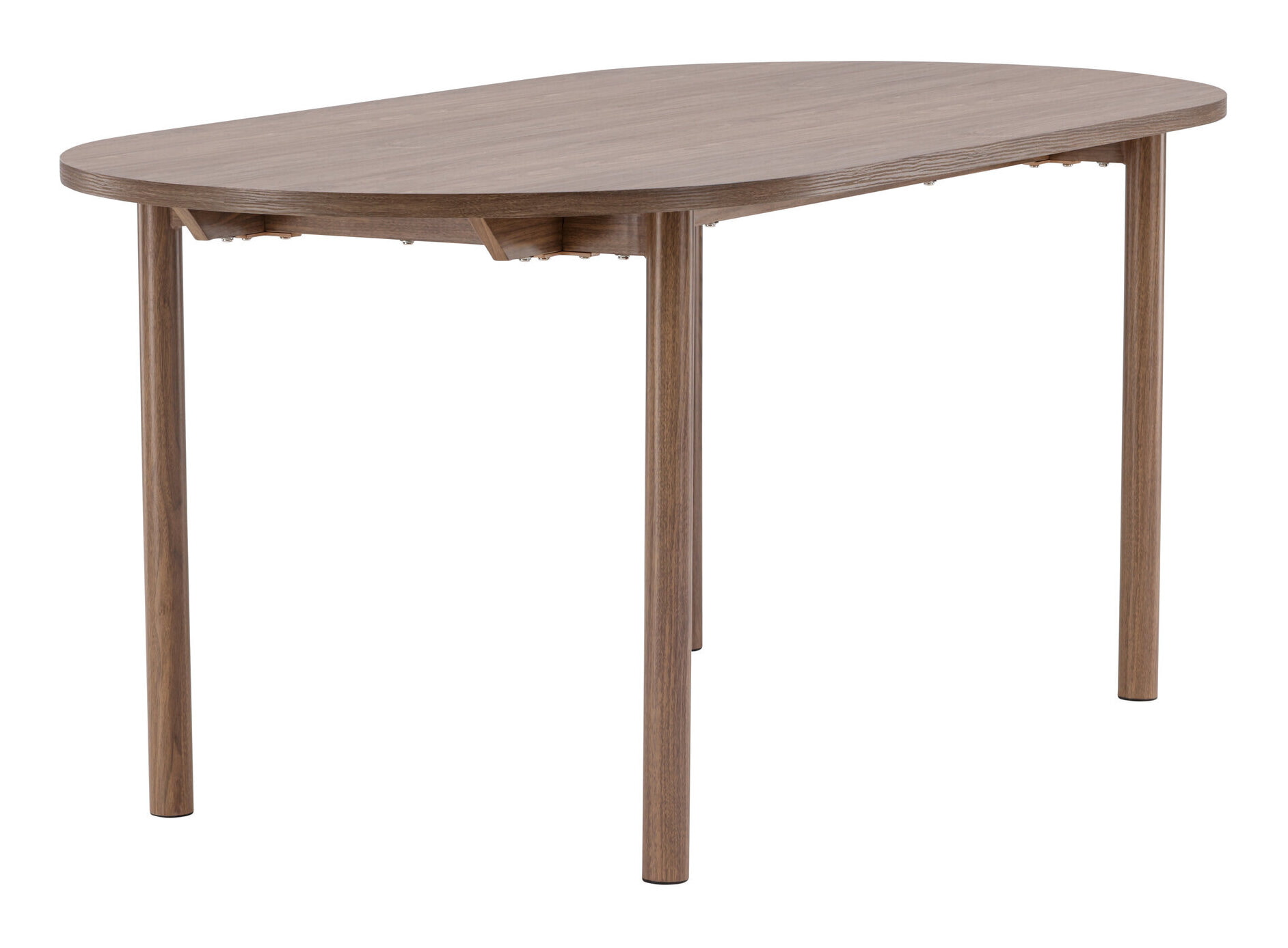 Nohr Ovale Eettafel 'Brandee' 180 x 90cm, kleur Bruin