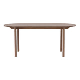 Nohr Ovale Eettafel 'Brandee' 180 x 90cm, kleur Bruin