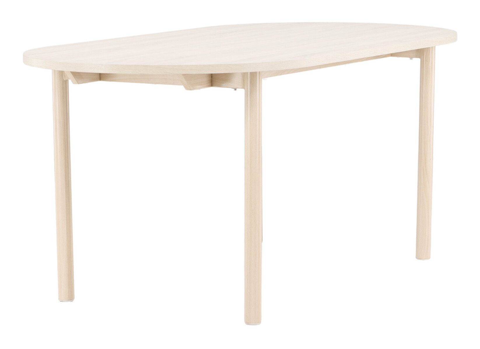 Nohr Ovale Eettafel 'Brandee' 180 x 90cm, kleur Whitewash