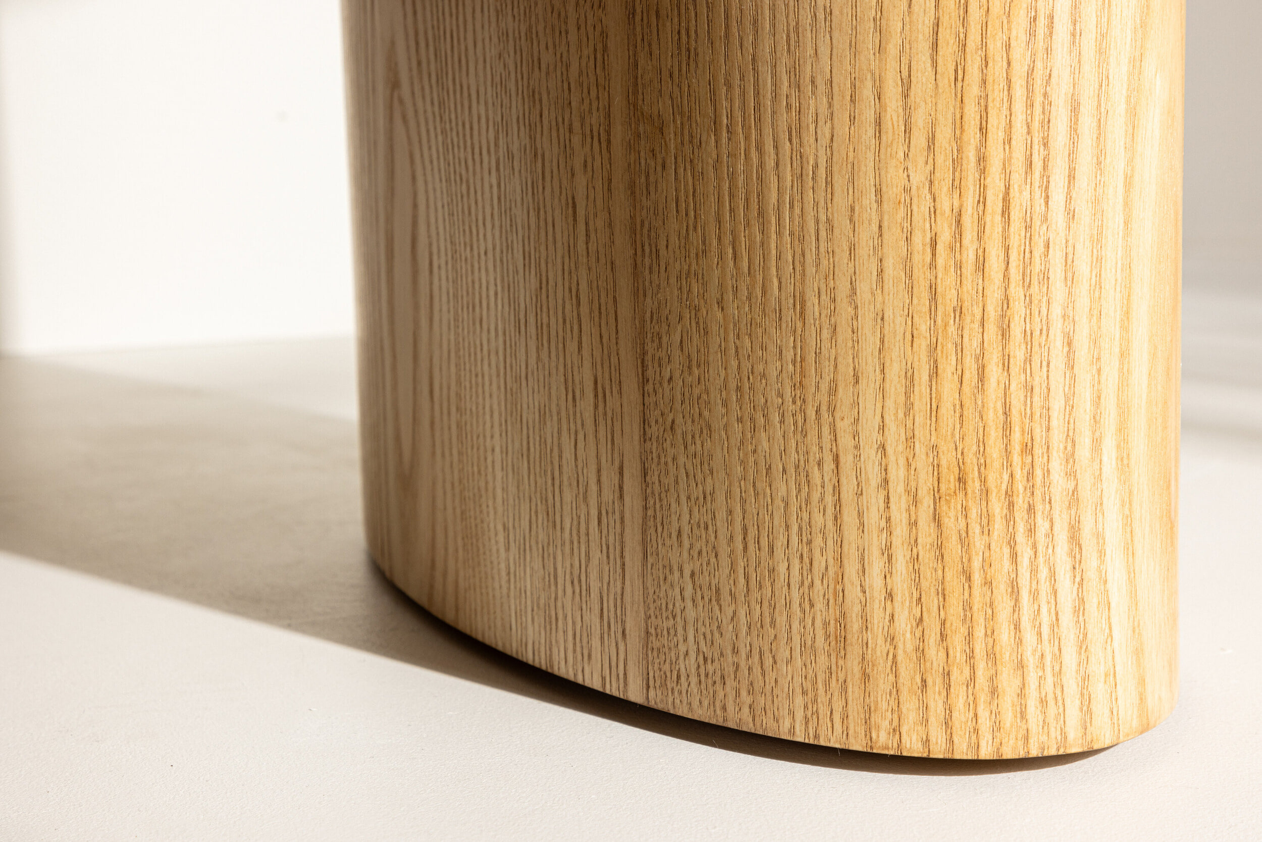 Nohr Ovale Eettafel 'Analuisa' MDF, 180 x 75cm, kleur Naturel