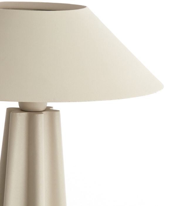 Light & Living Tafellamp 'Cukai' 49cm, kleur Mat Beige