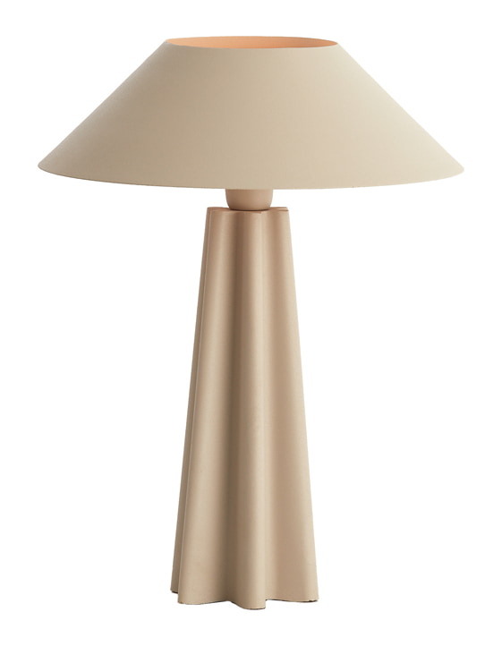 Light & Living Tafellamp 'Cukai' 49cm, kleur Mat Beige