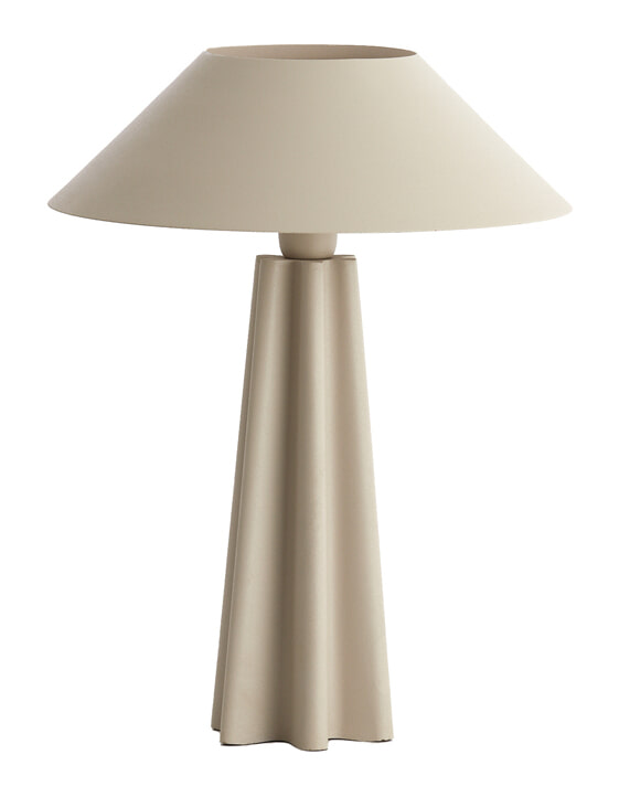 Light & Living Tafellamp Cukai 49cm - Mat Beige