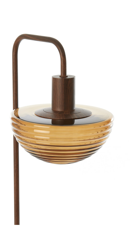 Light & Living Tafellamp 'Baylie' 61cm, kleur Bruin