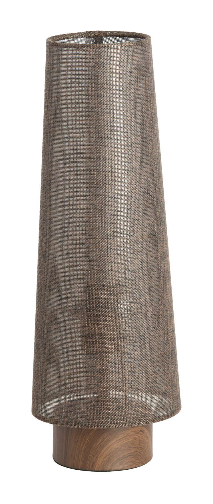 Light & Living Tafellamp 'Howie' Katoen, kleur Donkerbruin
