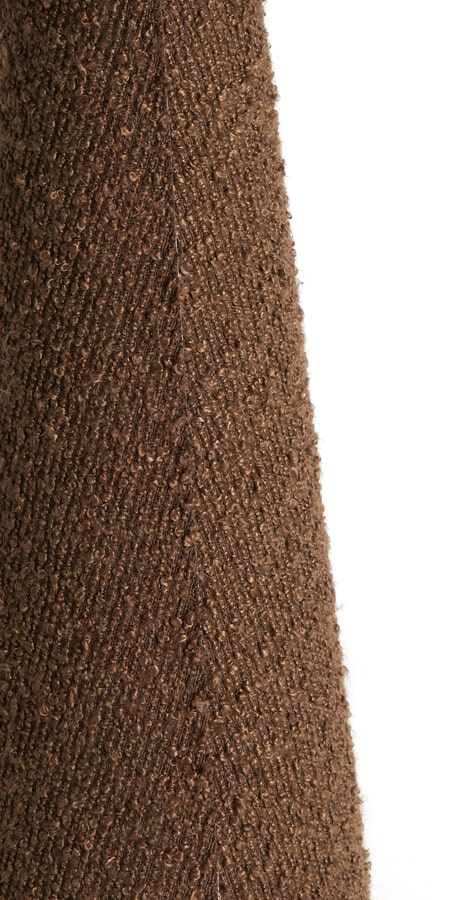 Light & Living Tafellamp 'Devia' Bouclé, 61cm, kleur Bruin