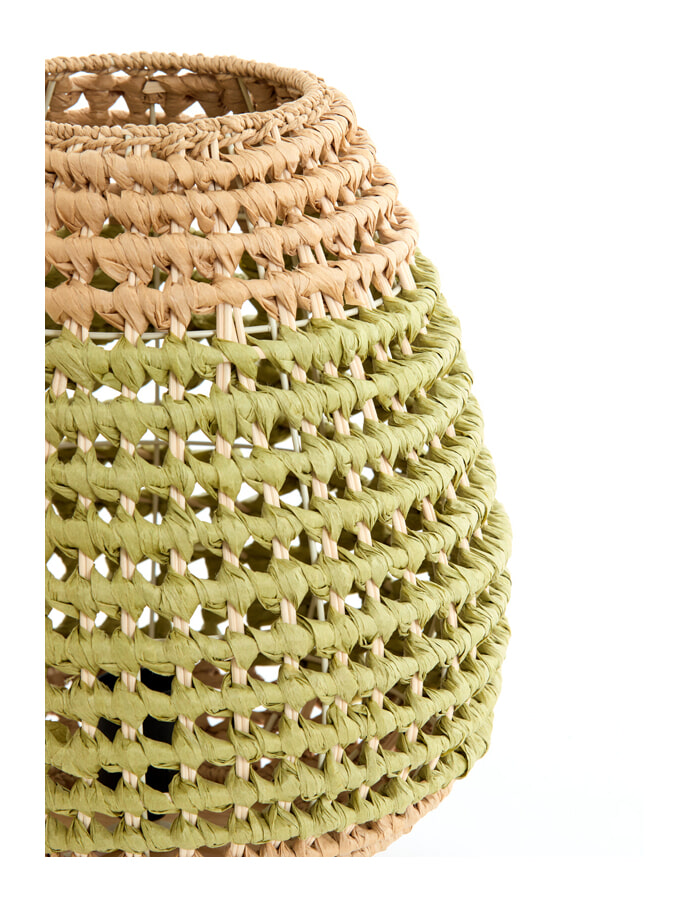 Light & Living Tafellamp 'Kalipa' Rotan, kleur Groen