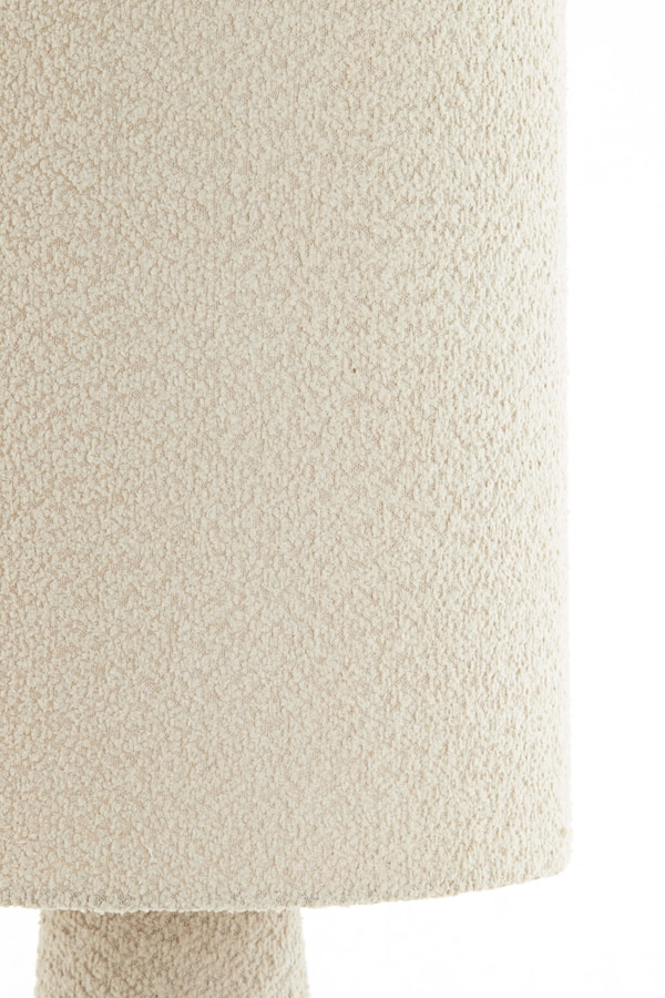 Light & Living Vloerlamp 'Micky' Bouclé, 180cm, kleur Zand