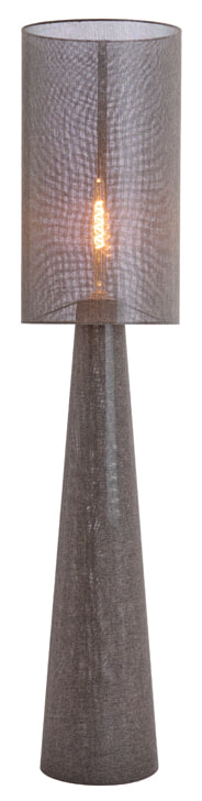 Light & Living Vloerlamp 'Micky' Linnenlook, 180cm, kleur Bruin