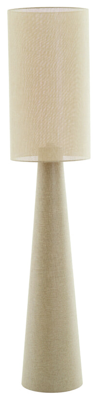 Light & Living Vloerlamp 'Micky' Linnenlook, kleur Olijfgroen