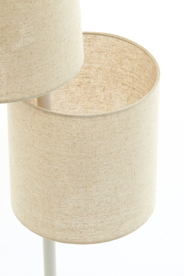 Light & Living Vloerlamp 'Benigno' Linnen, 5-lamps