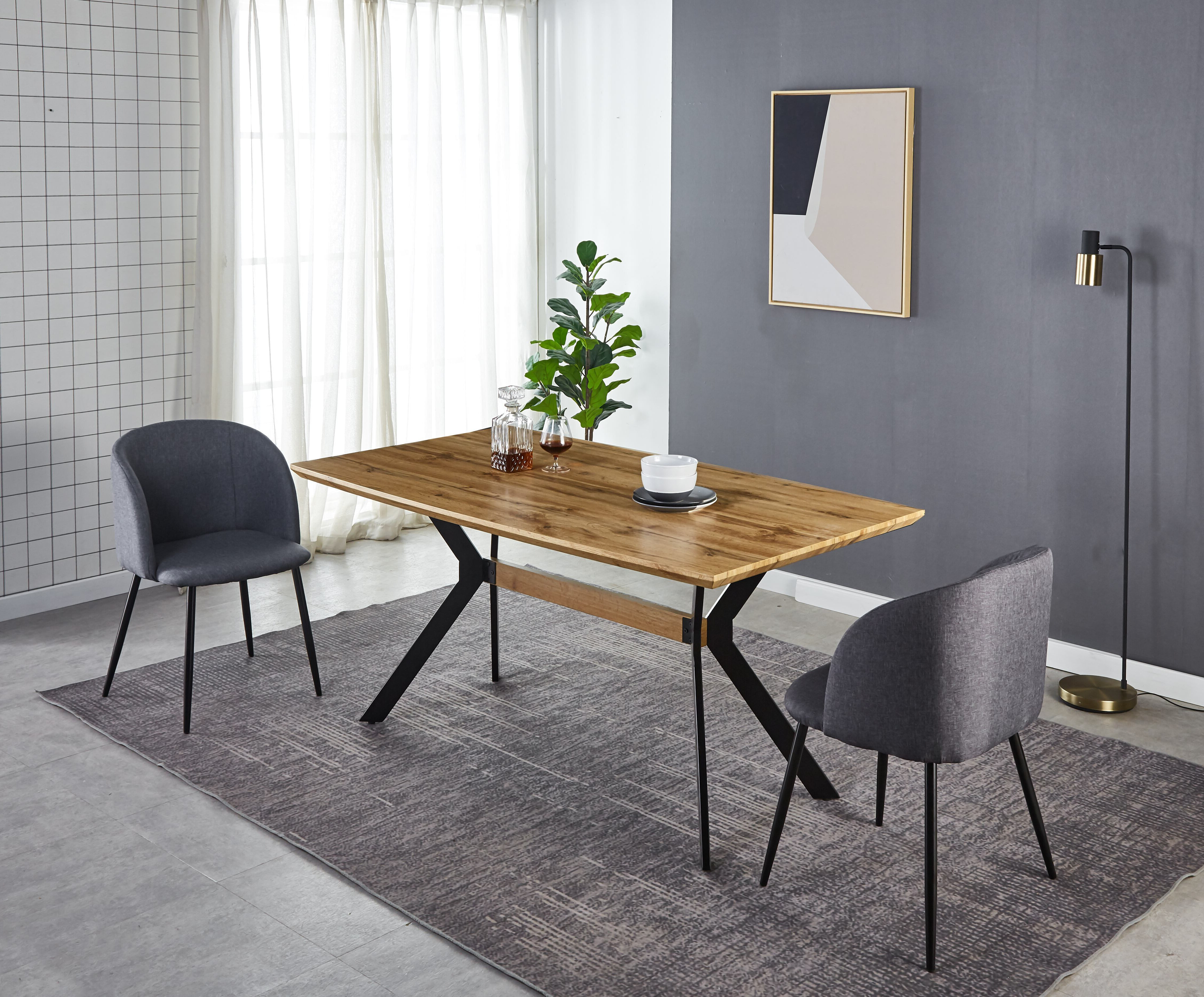 Artistiq Eettafel Jaye Eikenlook, 160 x 90cm - Bruin