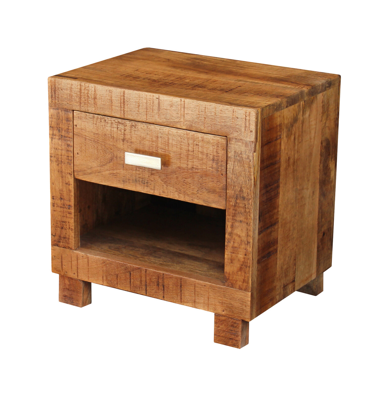 Artistiq Nachtkastje Noora Mangohout, 40 x 30cm - Bruin,Hout,Naturel