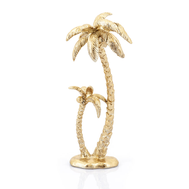 By-Boo Decoratie 'Sanka' palmbomen, kleur goud